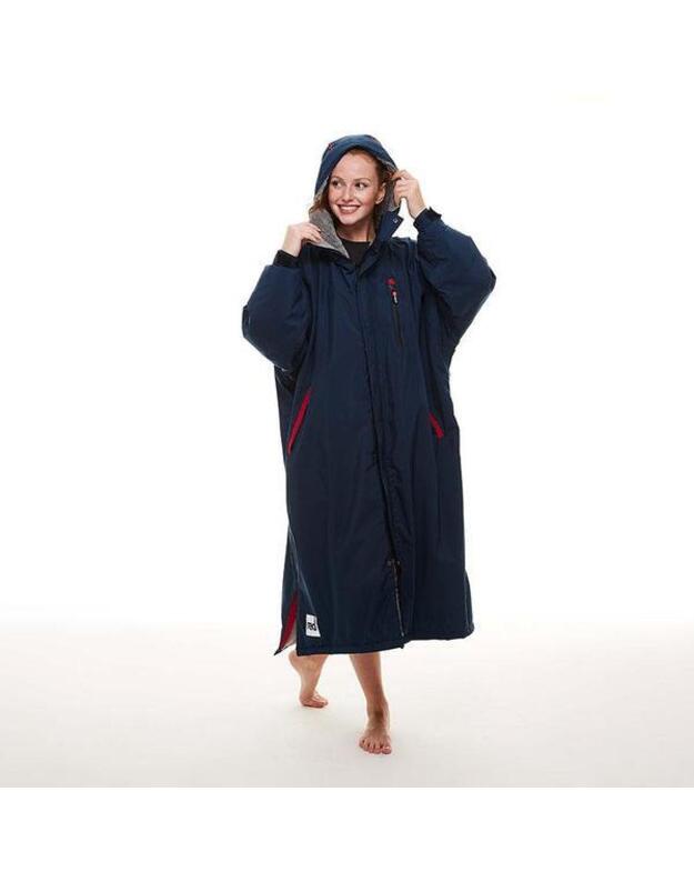 Red Original Langermet Pro Change Robe EVO for kvinner - (Navy) 