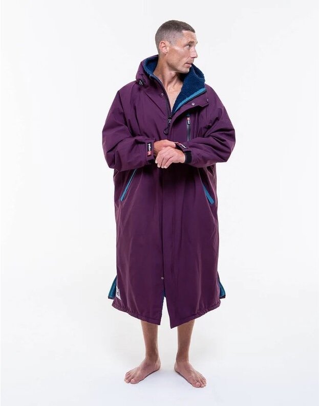 Men's Long Sleeve Pro Change Robe EVO -  (MULBERRY WINE)