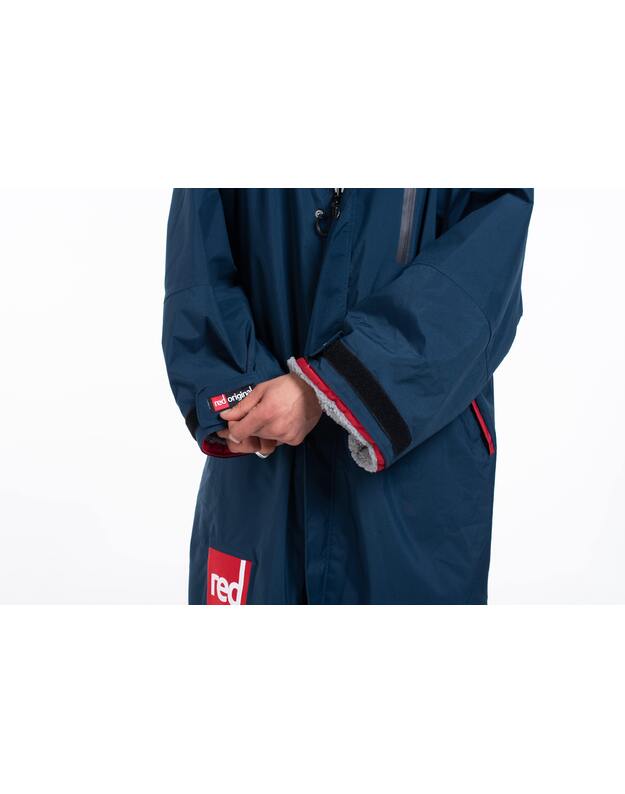 Red Original Pro Men's Long Sleeve Change Robe (Marineblå)